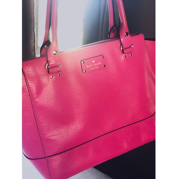 KATE SPADE Wellesley Small Camryn Sweetheart Pink Leather Satchel - Picture 3 of 11